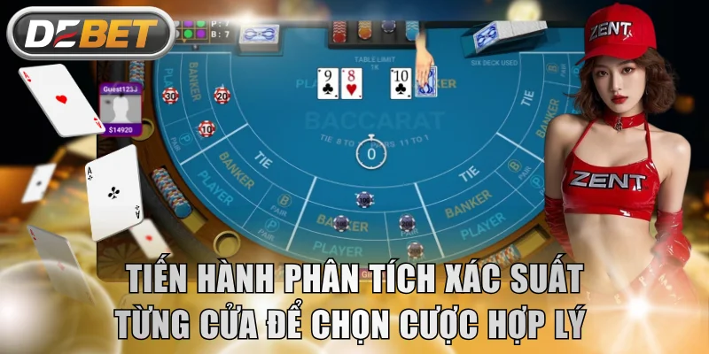Tiến hành phân tích xác suất từng cửa để chọn cược hợp lý